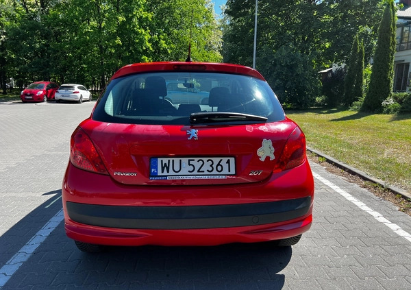 Peugeot 207 cena 10650 przebieg: 173000, rok produkcji 2007 z Warszawa małe 172